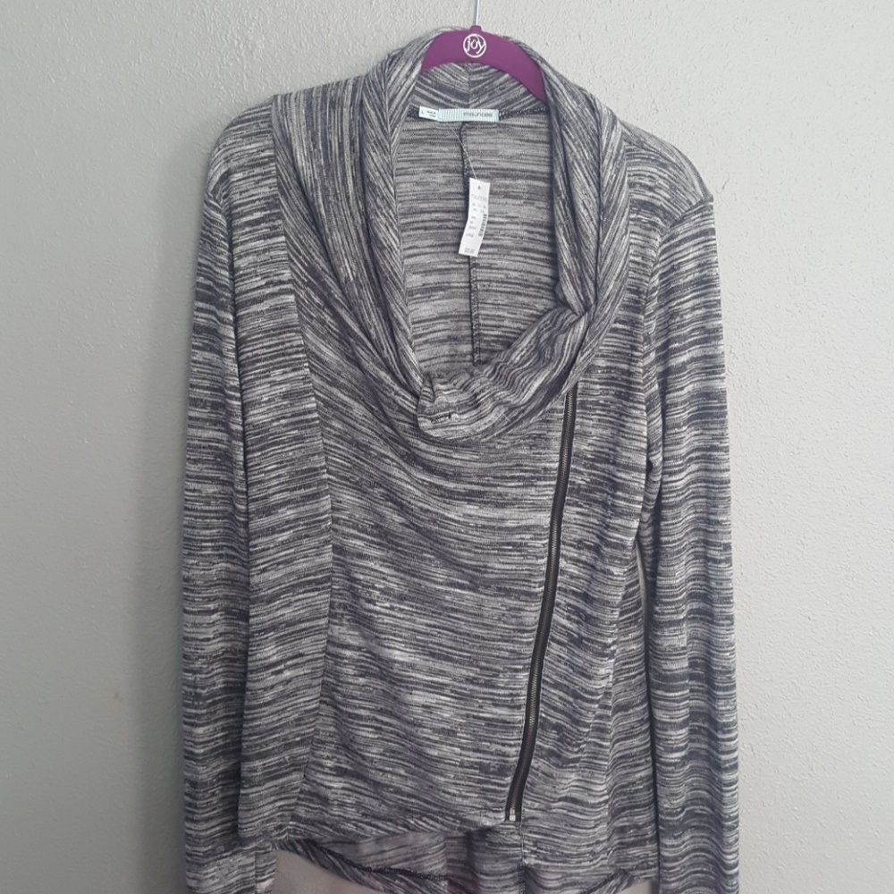 Maurices Gray Zip up Sweater NWT